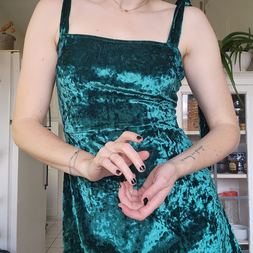 Envious Lovers Velvet Mini Dress